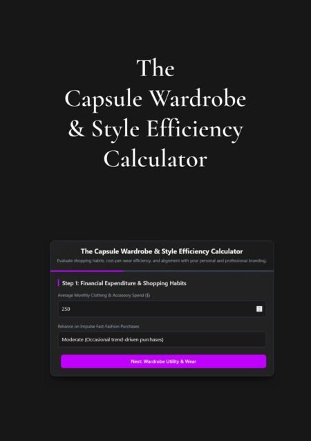 The Capsule Wardrobe & Style Efficiency Calculator
