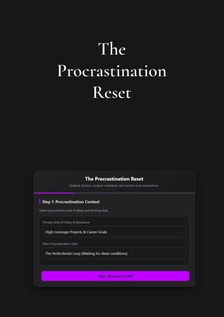The Procrastination Reset